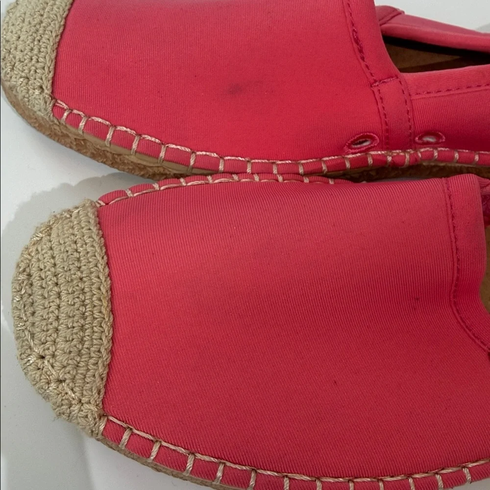 Sea Star Beachwear Shoes Espadrille Size 8 Pink Coral Color